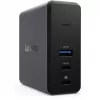 Lenovo X9 Įkrovimo GaN Dock Laidinė USB 3.2 Gen 2 (3.1 Gen 2) Type-C Pilka