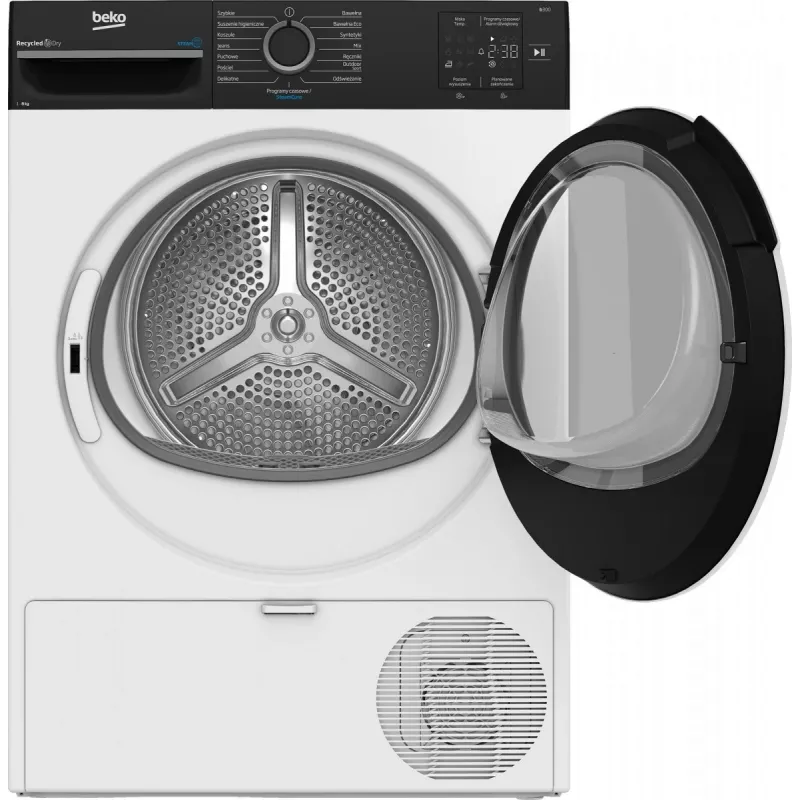 Džiovinimo mašina BEKO BM3T3823WBW siauras modelis