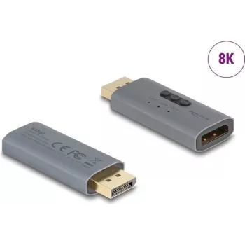 DeLOCK 64328 lyties keitiklis DisplayPort antracitinis