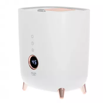 Ultragarsinis drėkintuvas Adler AD 7972 – 4 l bakas, 300 ml/h, iki 35 m², 23 W, baltas