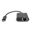 USB Type-C Gigabit Ethernet adapteris Digitus DN-3027 su Power Delivery