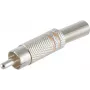 Cinch (RCA) jungtis ShiverPeaks 52000-Y, 6 mm metal, geltona