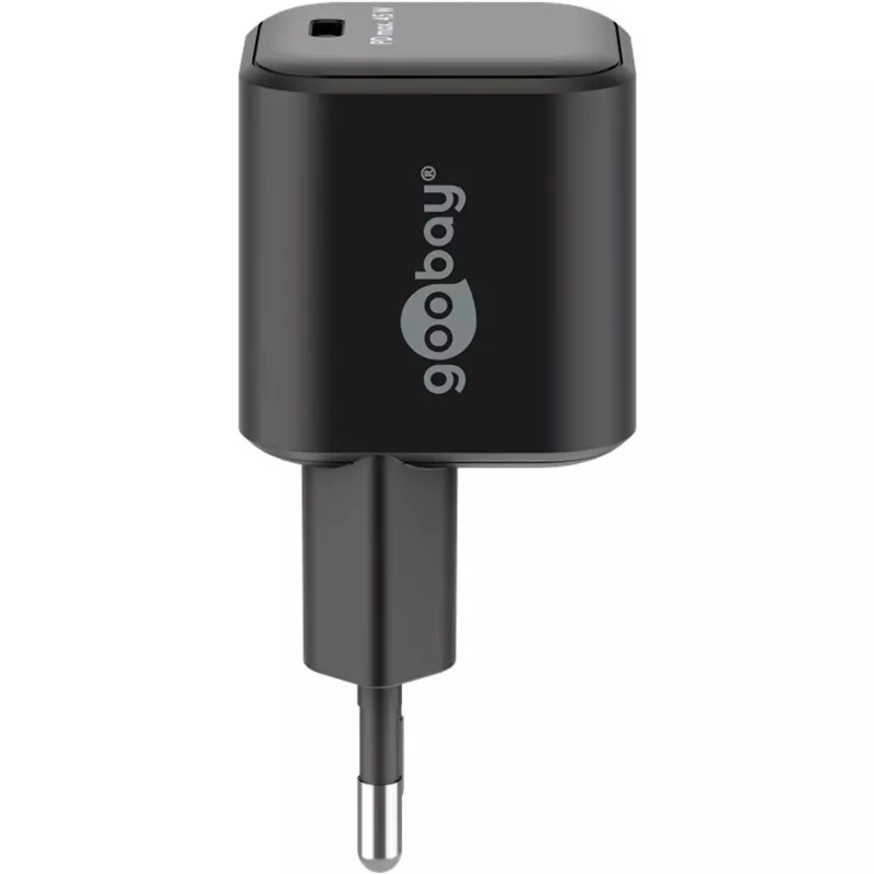 Goobay Charger 65331 sieninis greitasis USB-C kroviklis, juodas