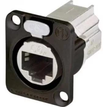 Neutrik NE8FDX-P6-B Juoda etherCON jungtis