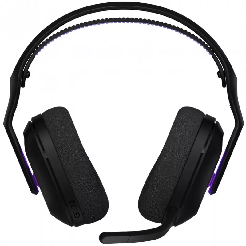 Logitech G G522 LIGHTSPEED belaidės ausinės žaidimams su LIGHTSYNC RGB apšvietimu, mikrofonu ir pažangia sinchronizuota audio technologija, triguba jungtis