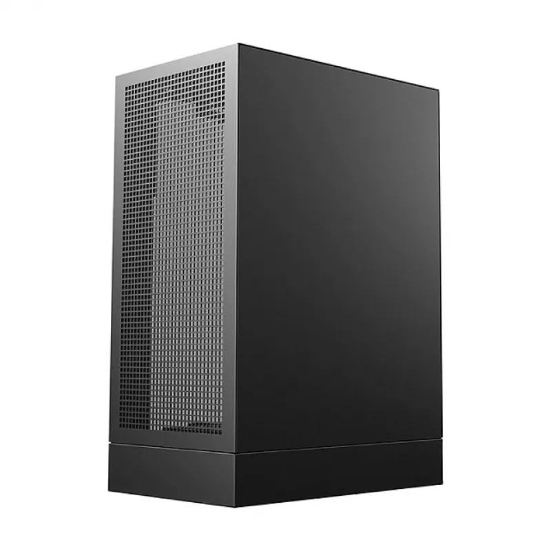 Korpusas DeepCool CH170 PLUS Tower Black – micro-ATX/mini-ITX, grūdintas stiklas, USB-C, maitinimo šaltinis viršuje