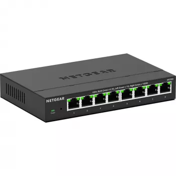NETGEAR MS308 nevaldomas 2,5G Ethernet komutatorius, 8 prievadai (100/1000/2500) juodas