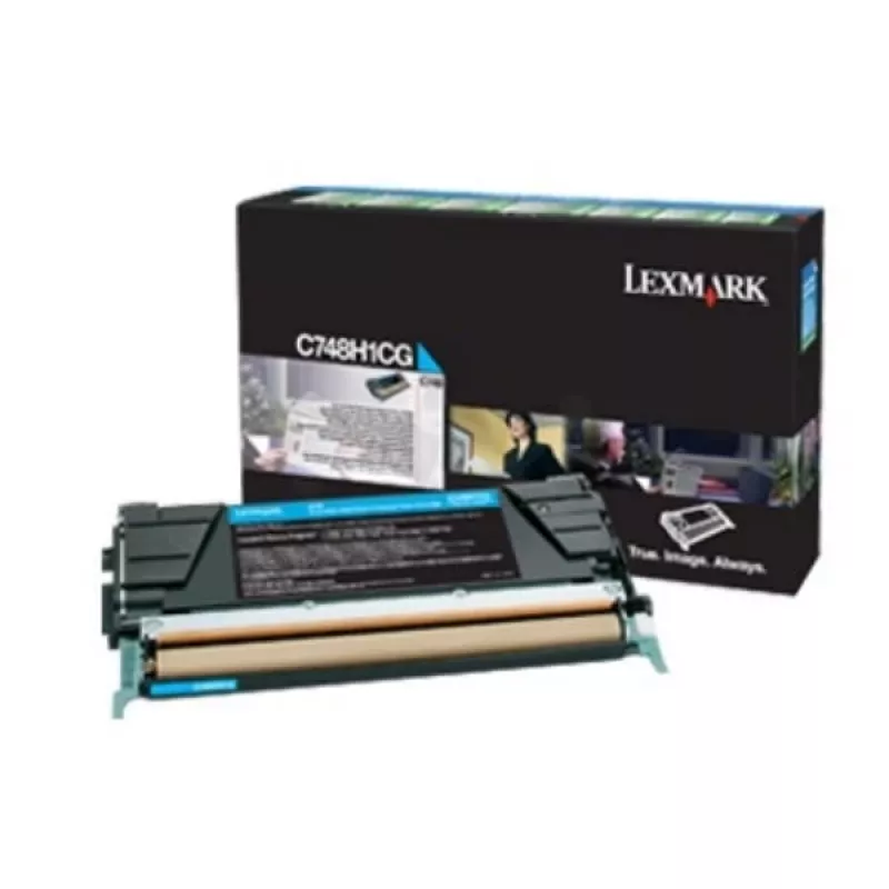 Kasetė su toneriais Lexmark C748H3CG 10000 puslapių Cyan