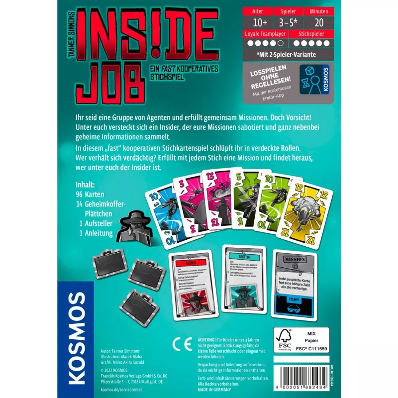 Žaidimas „Inside Job“