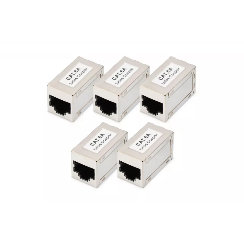 Digitus CAT 6A moduliniai jungtuvai ekranuoti 5 vnt. RJ-45 auksuoti kontaktai