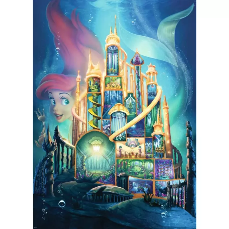 Puzzle Disney Castle Collection: Arielle (1000 dalių)