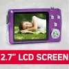 Skaitmeninis fotoaparatas Agfa Photo DC8200 Violetinis + Dėklas + SD 16GB kortelė