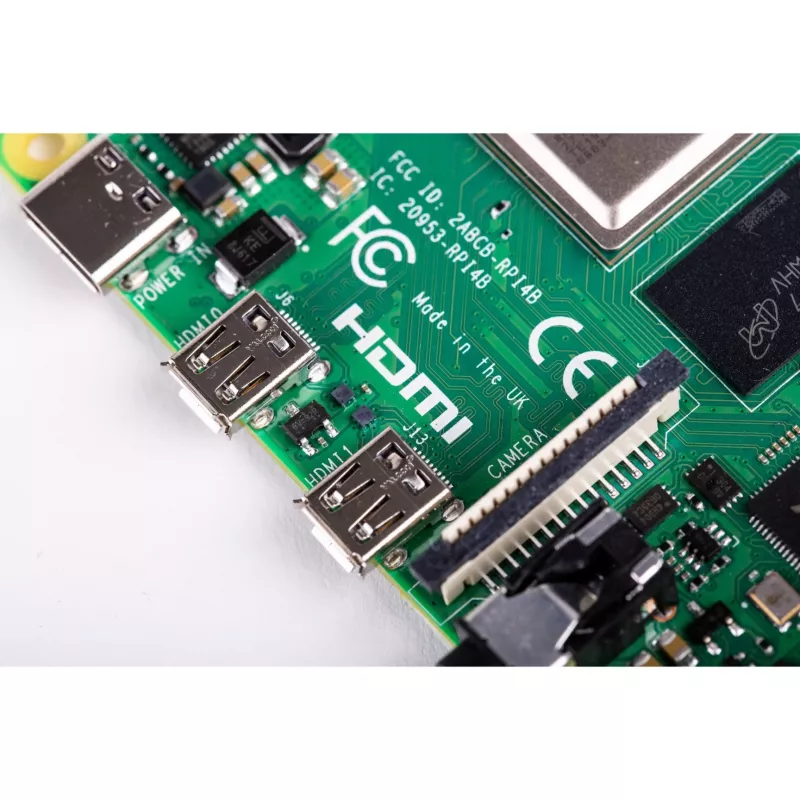 Raspberry Pi 4 Model B vienos plokštės kompiuteris, Broadcom BCM2711 / 1.5 GHz, RAM 2 GB, 802.11a/b/g/n/ac, Bluetooth 5.0 (Raspberry-PI-4-2GB)