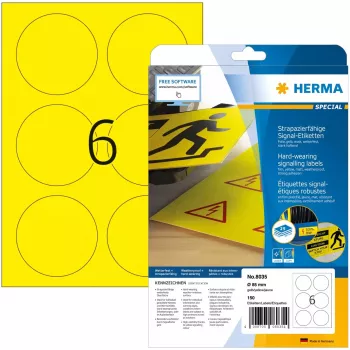 Herma 8035 Geltona