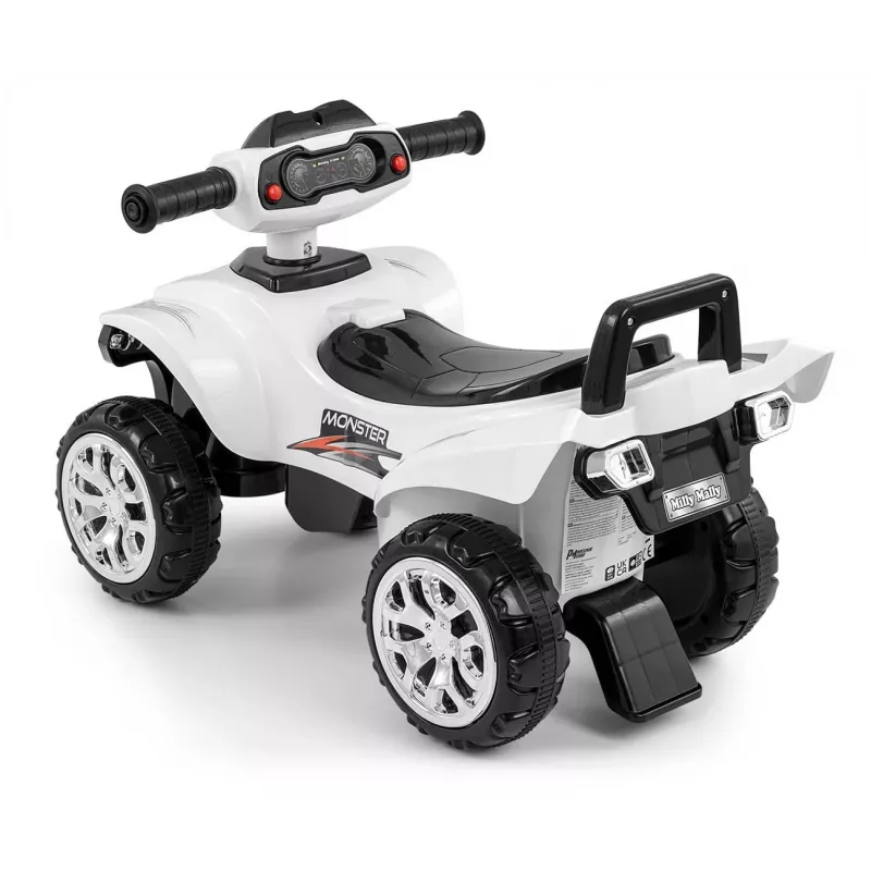 Vaikiška mašinėlė milly mally Vehicle Monster balta 5694