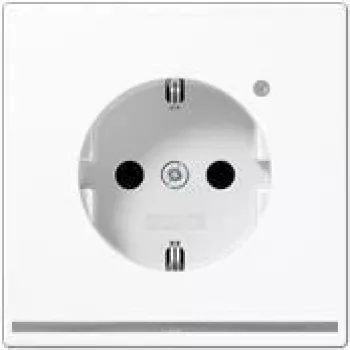 JUNG LS 1520-O WW LNW kištukinis lizdas F tipas 2P baltas termoplastas