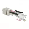 Keystone modulis DELOCK 86404 RJ-45 sidabrinis, 38,5×22,3×17,3 mm