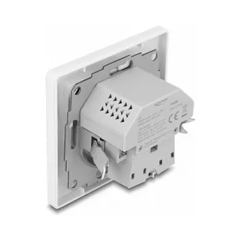 DeLOCK 11499 Kištukinis lizdas su USB A ir USB C, baltas