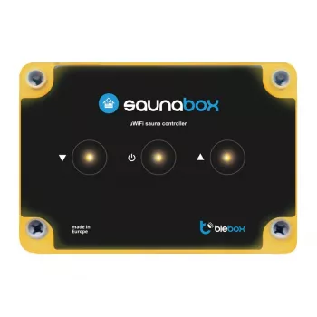 Saunos valdiklis bleBox saunaBox su Bluetooth ryšiu