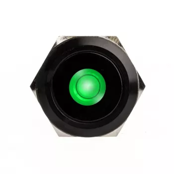 DimasTech PD220 vandalizmui atsparus 25 mm mygtukas Blackline Dot RGB