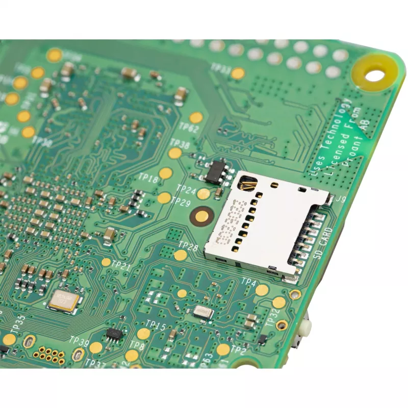 Vienos plokštės kompiuteris Raspberry Pi 5 kūrimo plokštė – 2400 MHz Arm Cortex-A76, iki 16 GB LPDDR4x, MicroSD, USB 3.2, Wi‑Fi 5