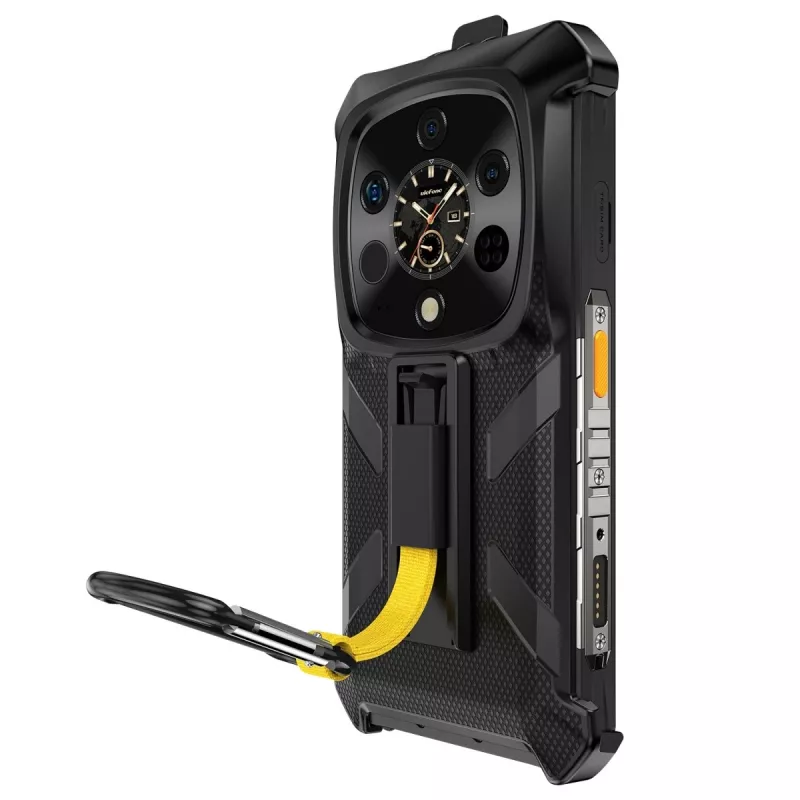 Ulefone juodas daugiafunkcis galinis dėklas Armor 28 Ultra / 28 Ultra Thermal telefonams