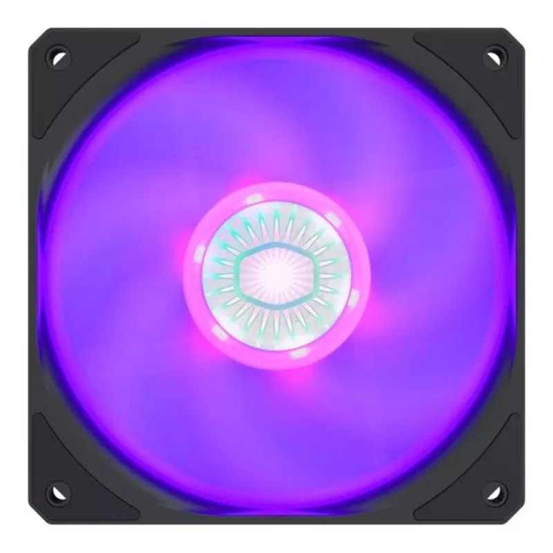 Cooler Master SickleFlow 120 RGB MFX-B2DN-18NPC-R1 120 mm korpuso ventiliatorius, 4 kontaktų, Rifle guolis, 650-1800 RPM, 8-27 dBA