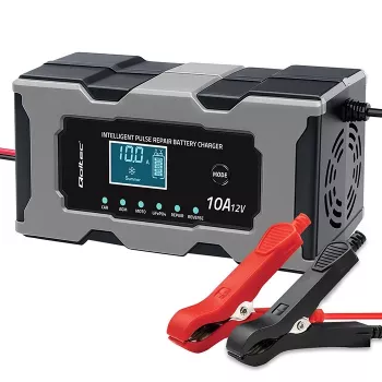 Įkroviklis QOLTEC 52493 12V 10A su AGM akumuliatorių atkūrimo funkcija