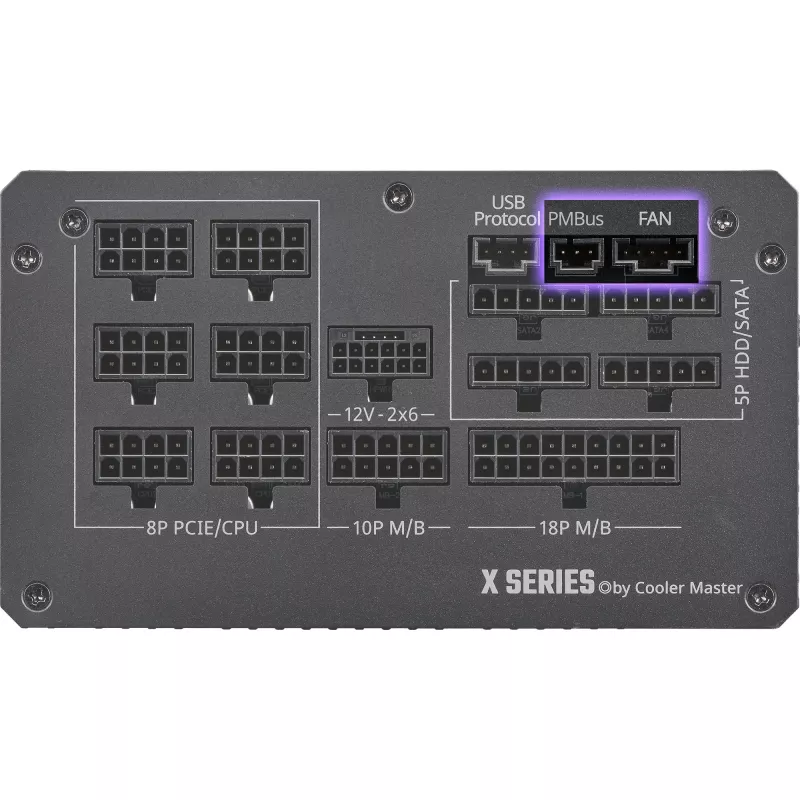 Maitinimo blokas Cooler Master X Silent Edge Platinum 1100 W 24-pin ATX juodas