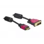 Kabelis HDMI - DVI DeLOCK 84343 3,0 m vyriškas / vyriškas
