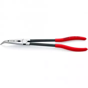 Replės Knipex 28 81 280 ilgos siauros nosies su skersiniais profiliais