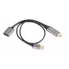 Adapteris HDMI(M)-DisplayPort(M) 4K 20 cm LANBERG AD-HD-DP-0