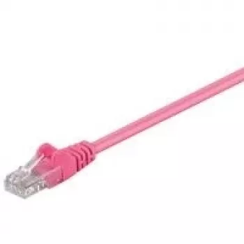 Wentronic Goobay CAT 5e Patch Laidas, U/UTP, Magenta, 2 m - CCA vario mišinys (95226)