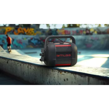 Nešiojamas Bluetooth radijas Muse M-968 BTR — 40 W, NFC, įkraunama baterija
