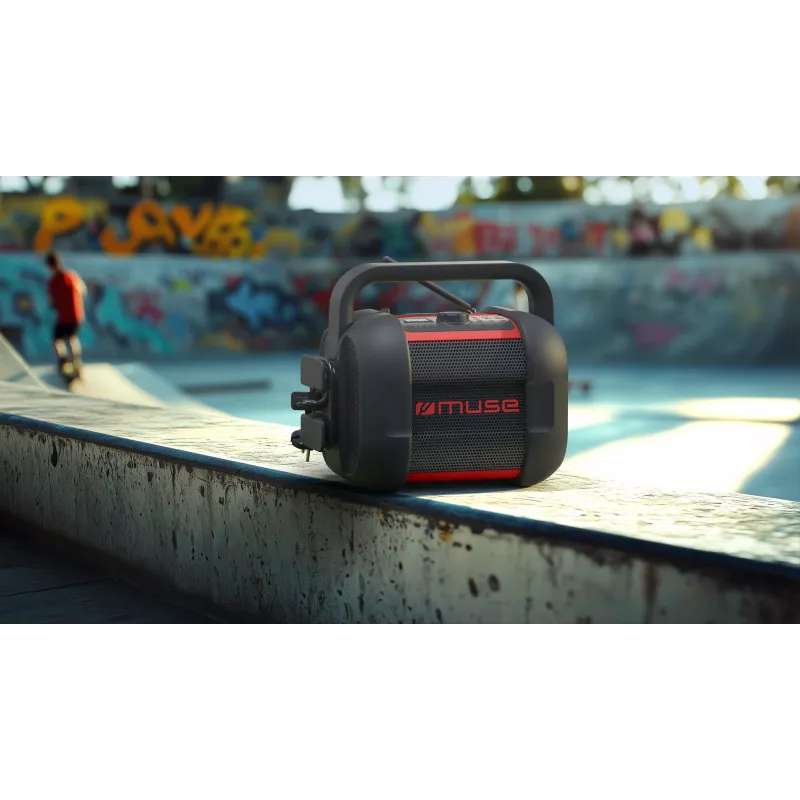 Nešiojamas Bluetooth radijas Muse M-968 BTR — 40 W, NFC, įkraunama baterija