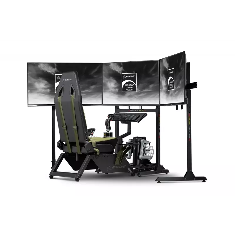Next Level Racing Flight Simulator Boeing Military 396055 – pilotinė sėdynė skrydžių simuliatoriams
