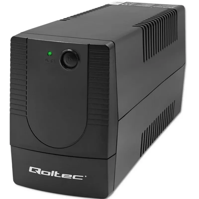 Qoltec 53772 nepertraukiamo maitinimo šaltinis (UPS) Line-Interactive 0.65 kVA 360 W 1 AC lizdas