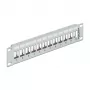 Patch Panel DeLOCK 43327 12x Keystone 1U pilkas 10 inch