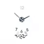 NeXtime klok 2695 Probe, Ø42 cm, sieninis, permatomas