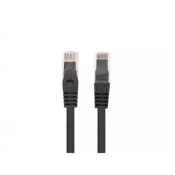 Tinklo kabelis LANBERG PCU6-10CU-0025-BK Cat6 F/UTP RJ-45 0,25 m Juodas