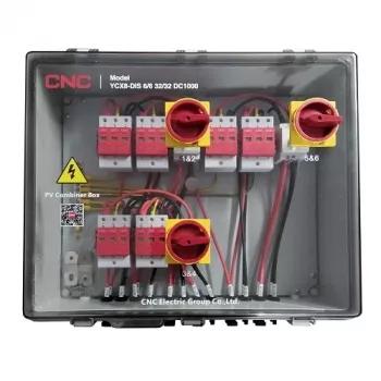 PV kombinatorinė dėžė CNC NV822324 DC 6in-6out IP66