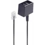 Telefono laidas ShiverPeaks BS71280-8 0,15 m Juodas
