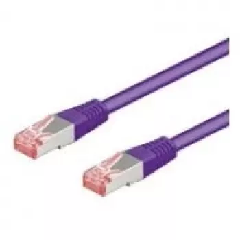 Wentronic Goobay CAT 6 jungiamasis kabelis, S/FTP (PiMF), violetinis, 20 m - LSZH halogenų neturintis, varinis (93540)