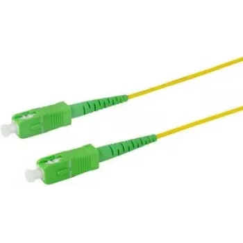 Logilink Professional šviesolaidinis pataisos laidas SC/APC vienmodis (M) – SC/APC vienmodis (M) 20 m 2 mm viengyslis 9/125 µm G.657.A2/OS2 halogeninis geltonas