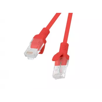 PATCHCORD Cat.6 UTP 2M Raudonas FLUKE IŠLAIKĘS LANBERG 10-VNT PAKUOTĖ
