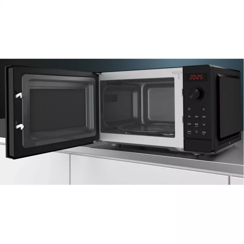 Siemens iQ300 FF023LMB2 mikrobangų krosnelė juoda Solo 20 L 800 W