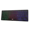 Membraninė klaviatūra Baracuda Seahorse Black SEAHORSE-B, 64 klavišai, Rainbow apšvietimas