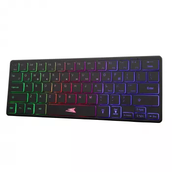 Membraninė klaviatūra Baracuda Seahorse Black SEAHORSE-B, 64 klavišai, Rainbow apšvietimas