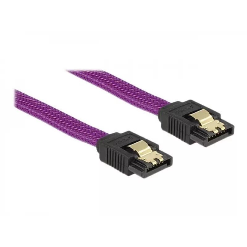 SATA kabelis DeLOCK 83691 0,5 m SATA 7-pin Violetinis