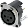 Neutrik NC3FBV2 jungties priedas juodas